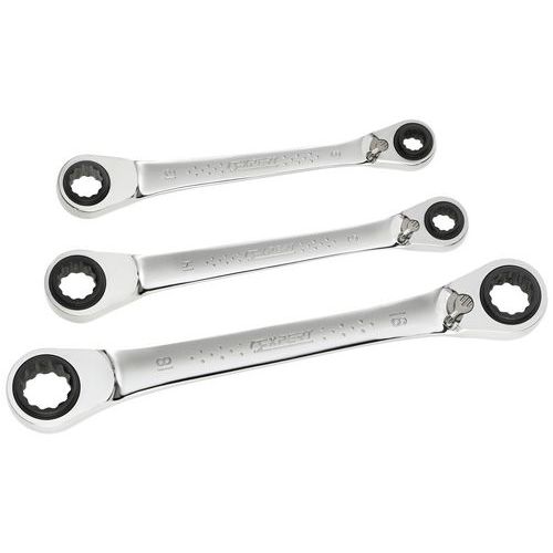 Ratelringsleutel 4-in-1 Set van 3 Facom Expert Ratelringsleutel 4-in-1 Set van 3 Facom Expert