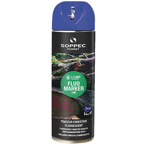 Aérosol de marquage Forestier fluorescent - Fluo Marker® - Soppec