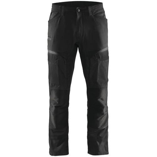 Blaklader Service Werkbroek Met Stretch 1456 - Zwart/donkergrijs
