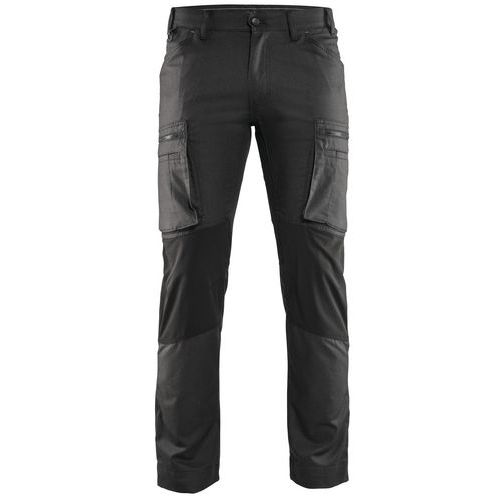Blaklader Service Werkbroek Met Stretch 1459 - Donkergrijs/zwart