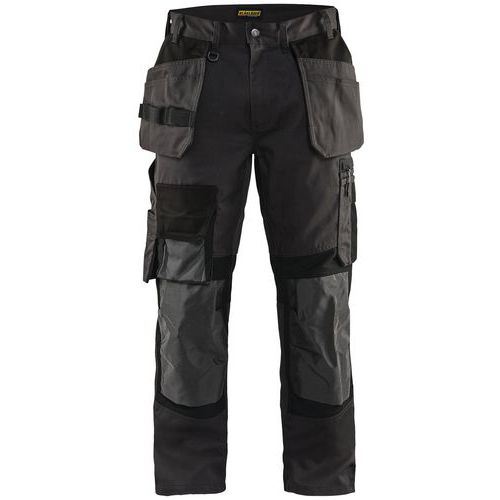 Blaklader Werkbroek Met Stretch 1554 - Donkergrijs/zwart
