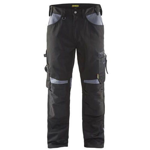 Blaklader Werkbroek Zonder Spijkerzak 1556 - Zwart/grijs