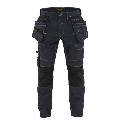 Blaklader Werkbroek Denim Stretch X1900 1990 - Marineblauw/zwart