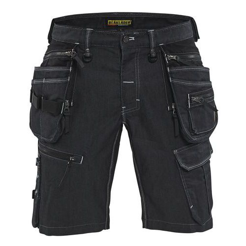 Blaklader Short Denim Stretch X1900 1992 / Zwart