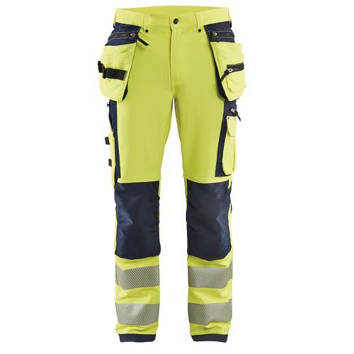 Blaklader Werkbroek High Vis Met 4-weg Stretch 1997 - Geel/zwart