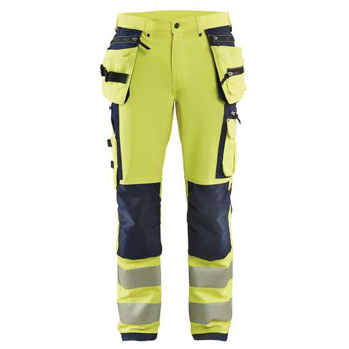 Blaklader Werkbroek High Vis Met 4-weg Stretch 1997 - Geel/zwart