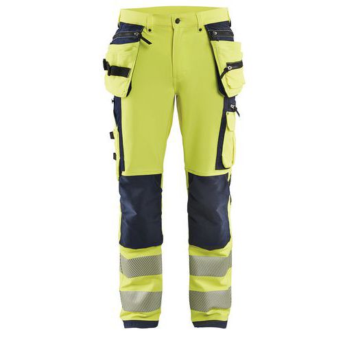 Blaklader Werkbroek High Vis Met 4-weg Stretch 1997 - Geel/zwart