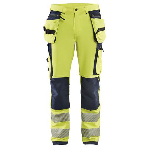 Blaklader Werkbroek High Vis Met 4-weg Stretch 1997 - Geel/zwart
