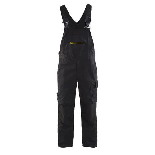 Blaklader Bretelbroek Met Stretch High Vis 2695 - Zwart/geel