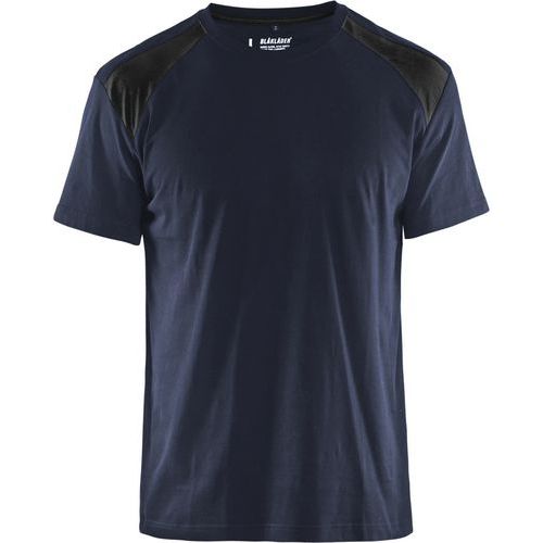 Blaklader T-shirt Bi-Colour 3379 - Marineblauw/zwart