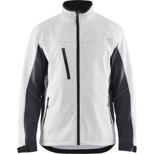 Blaklader Jack Softshell 4950 - Wit/donkergrijs