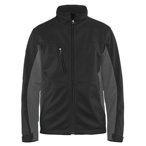 Blaklader Jack Softshell 4950 - Zwart/donkergrijs