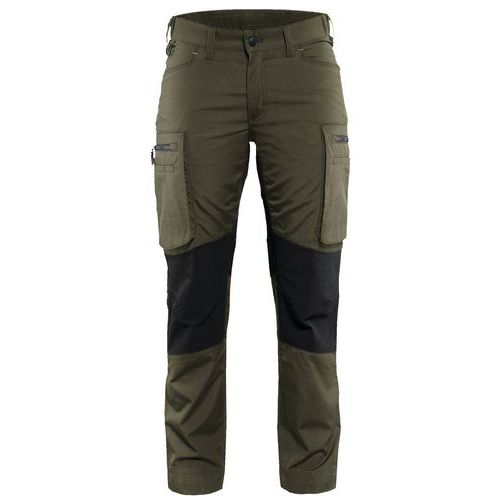 Blaklader Service Werkbroek Dames Stretch 7159 - Groen/zwart