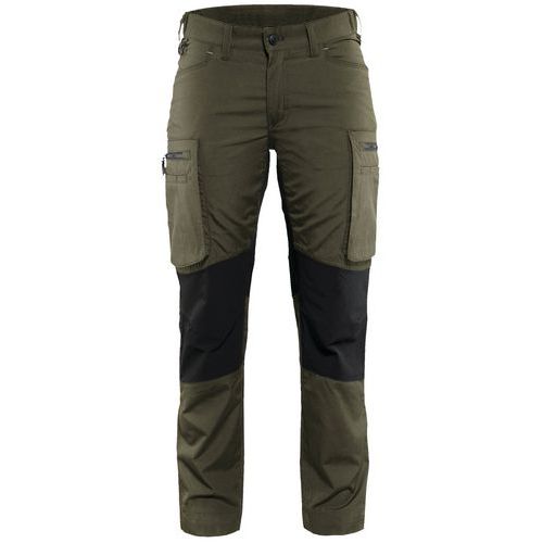 Blaklader Service Werkbroek Dames Stretch 7159 - Groen/zwart