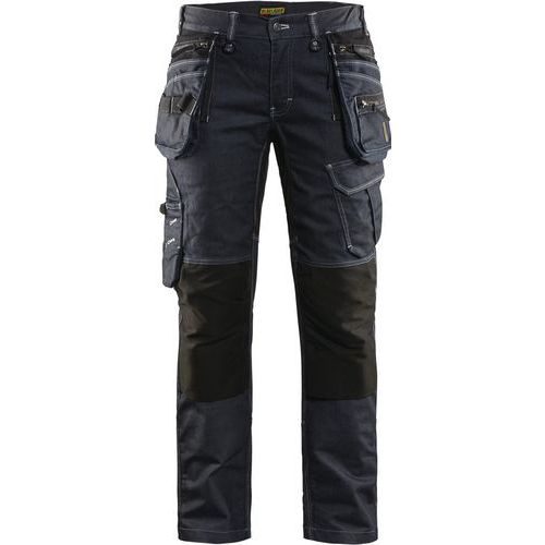 Blaklader Werkbroek Dames X1900 Stretch 7990 - Marineblauw/zwart