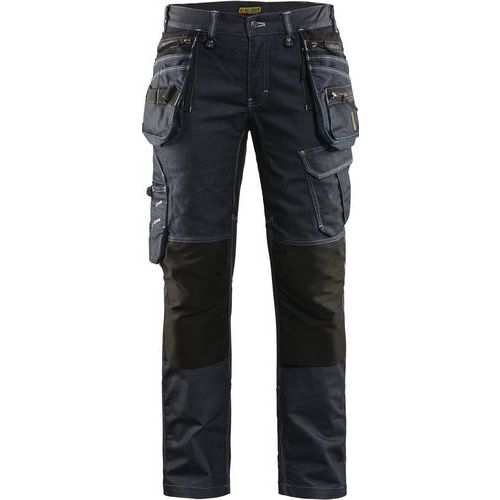 Blaklader Werkbroek Dames X1900 Stretch 7990 - Marineblauw/zwart