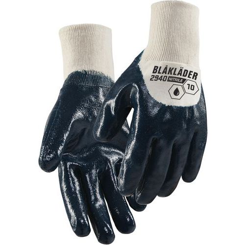 Werkhandschoen met nitril coating - turquoise - Blåkläder Werkhandschoen met nitril coating - turquoise - Blåkläder