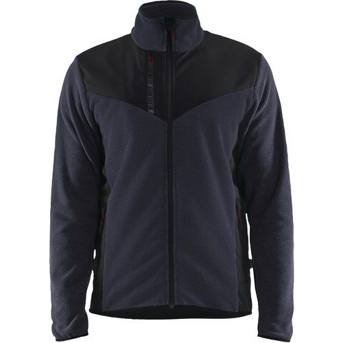 Gebreid vest donkerblauw zwart - Blåkläder Gebreid vest donkerblauw zwart - Blåkläder