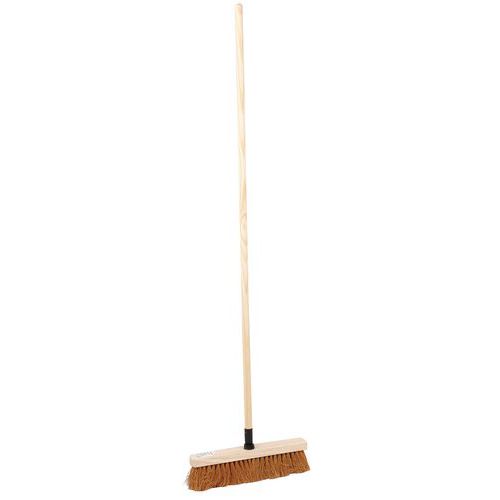 Houten steel met straatbezem van 38 cm - Manutan Expert