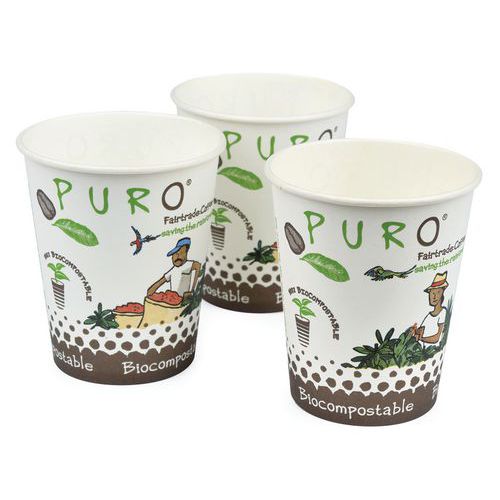 Biologisch afbreekbare bekers Puro 15 cl - Set van 2500 - Miko Biologisch afbreekbare bekers Puro 15 cl - Set van 2500 - Miko