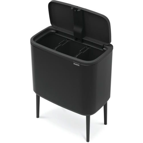 Prullenbak Bo Touch Bin 3x11 ltr Brabantia Prullenbak Bo Touch Bin 3x11 ltr Brabantia