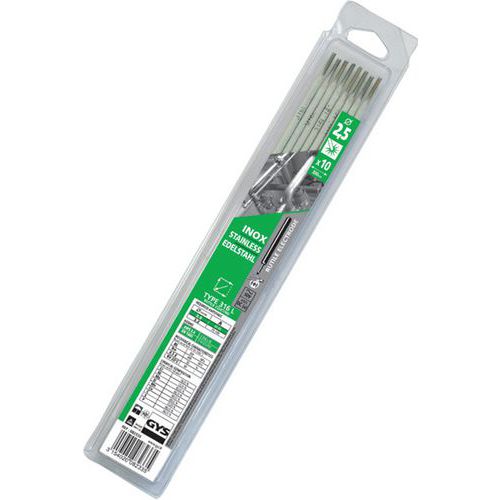 Electrode roestvrij staal - 316L 20 Kg doos Electrode roestvrij staal - 316L 20 Kg doos