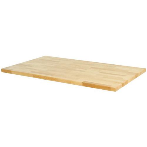 Werkblad Cubio 2000 x 900 x 40 beuken bovenkant - BOTT Werkblad Cubio 2000 x 900 x 40 beuken bovenkant - BOTT