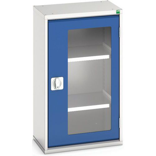 Hoge kast Verso 525x350x900mm met raamdeur en 2 legborden - BOTT Hoge kast Verso 525x350x900mm met raamdeur en 2 legborden - BOTT