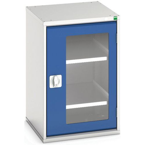 Kast Verso - transparante deuren - 2 legborden 525x550x800 - Bott Kast Verso - transparante deuren - 2 legborden 525x550x800 - Bott
