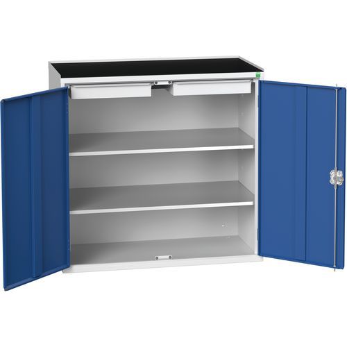 Armoire verso à portes eco 1050x550x1015 2 Tablettes,2 Tiroirs - Bott