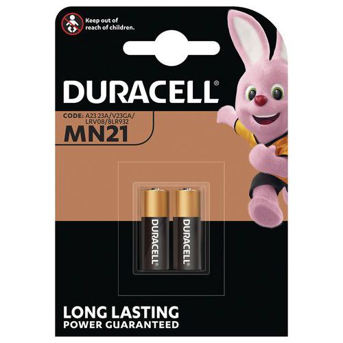 Pile alcaline MN21 V23GA - Pack de 2 - Duracell Pile alcaline MN21 V23GA - Pack de 2 - Duracell