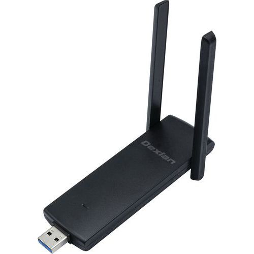 Netwerk dongel USB-A 3.0 WiFi 5 AC1200 - Dexlan Netwerk dongel USB-A 3.0 WiFi 5 AC1200 - Dexlan