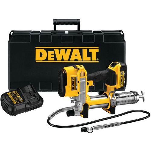 Vetspuit 18 Volt 4,0 Ah Li-ion - 1 batterij - TSTAK koffer - DEWALT