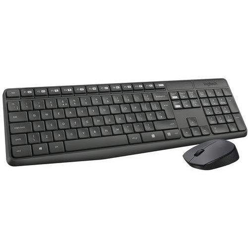 Set van draadloos Belgisch Azerty-toetsenbord MK235 met muis - Logitech Set van draadloos Belgisch Azerty-toetsenbord MK235 met muis - Logitech