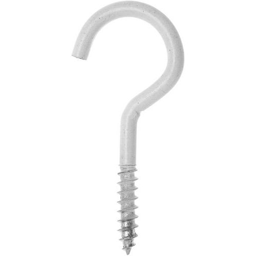Crochet plastique blanc à bois - Norail Crochet plastique blanc à bois - Norail