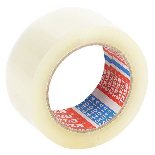 Geluidloos Afrolbare Polypropyleentape 64014 - Transparant - Tesa