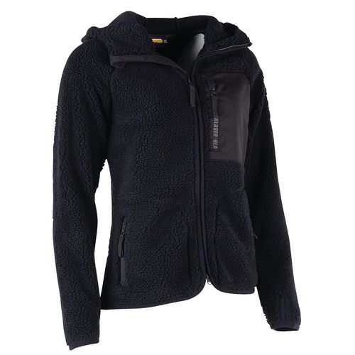 Blaklader Dames Pile Hoodie Zwart - Blåkläder