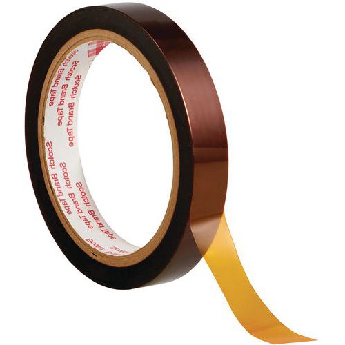 Ruban adhésif polyimide 5413 - Ambre - 3M™ Ruban adhésif polyimide 5413 - Ambre - 3M™