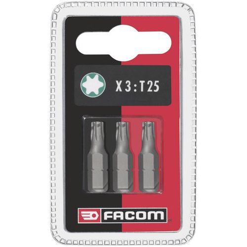 Set Van 3 Bit Voor Schroeven Torx® Ex.1 - Facom