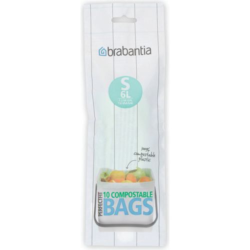 Composteerbare afvalzakken 6 l - Brabantia Composteerbare afvalzakken 6 l - Brabantia