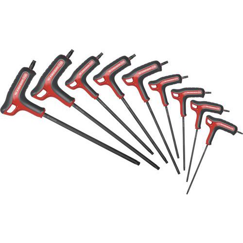 9-delige Torx P-vormige inbussleutelset 9-delige Torx P-vormige inbussleutelset
