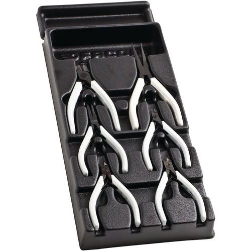 Inlay voor 6 micro-tech tangen 1.MOD.MT1 Inlay voor 6 micro-tech tangen 1.MOD.MT1