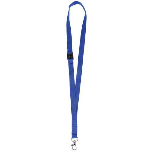 Keycord veilig gerecycled pet 15 mm met nikkelvrije clip - set van 100 Keycord veilig gerecycled pet 15 mm met nikkelvrije clip - set van 100