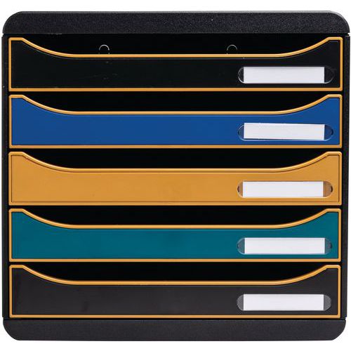 Module de classement 5 tiroirs Big Box Plus Neo Deco - Exacompta Module de classement 5 tiroirs Big Box Plus Neo Deco - Exacompta