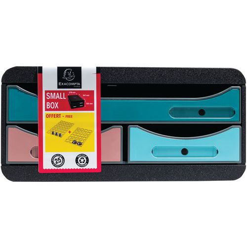 Module de classement 3 tiroirs Small Box Skandi - Exacompta Module de classement 3 tiroirs Small Box Skandi - Exacompta