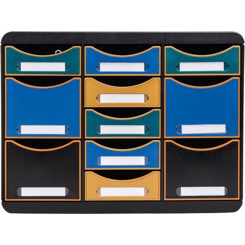 opbergmodule Multi Neo Deco met 11 laden - Exacompta opbergmodule Multi Neo Deco met 11 laden - Exacompta