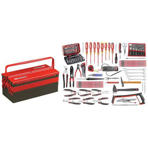 Elektricien set van 101 stuks gereedschap Elektricien set van 101 stuks gereedschap