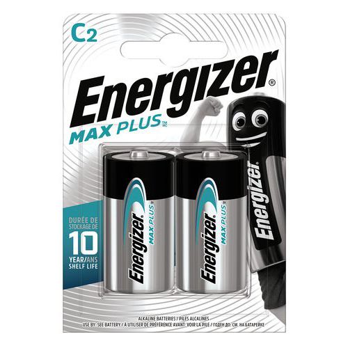 Pile alcaline Max PLus C/LR14 FSB2 - Lot de 2 - Energizer Pile alcaline Max PLus C/LR14 FSB2 - Lot de 2 - Energizer
