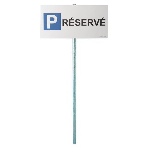 Kit panneau indication parking - parking réservé Kit panneau indication parking - parking réservé