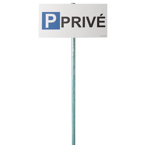 Kit panneau parking - P privé Kit panneau parking - P privé